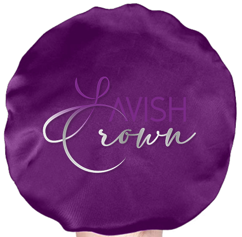Lavish Crown Adjustable Satin Bonnet